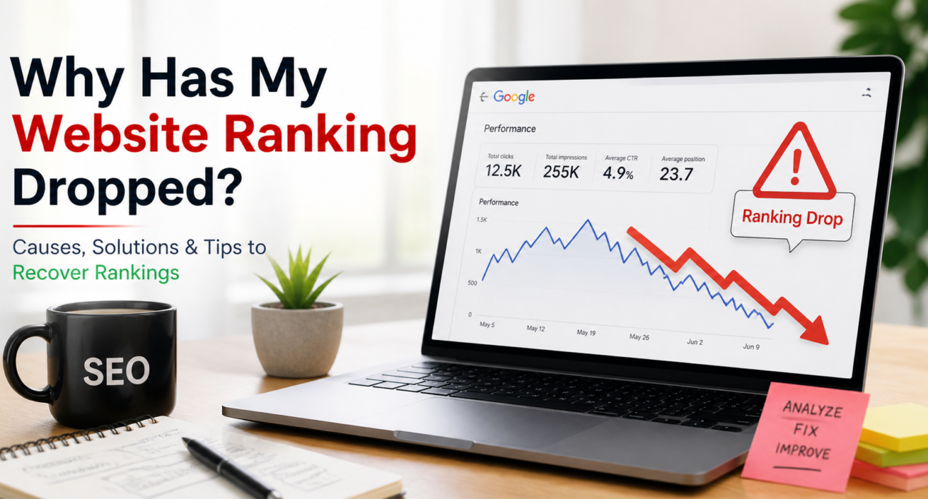 why has my website ranking dropped